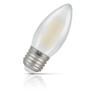 Frosted Candle LED 4 Watts E27 (Screw) Bulb