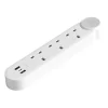 3-Way Extension Socket with USB-C & USB-A Charging