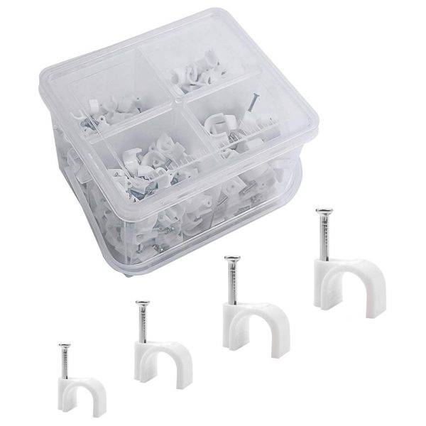 Round Cable Clips 9mm