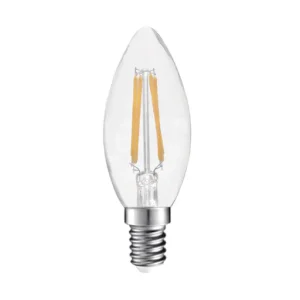 4W Candle LED Bulb â€“ E14 Base, Daylight, Decorative Flame Tip
