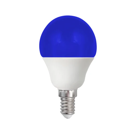 Bulb LED 2W Blue E14(Small Screw)