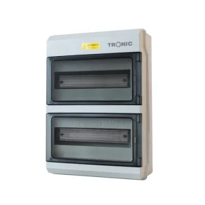 Weatherproof ABS TPN 22-Way Distribution Board, IP66 with 100A Isolator