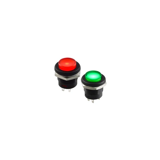 Green Indicator Push Button