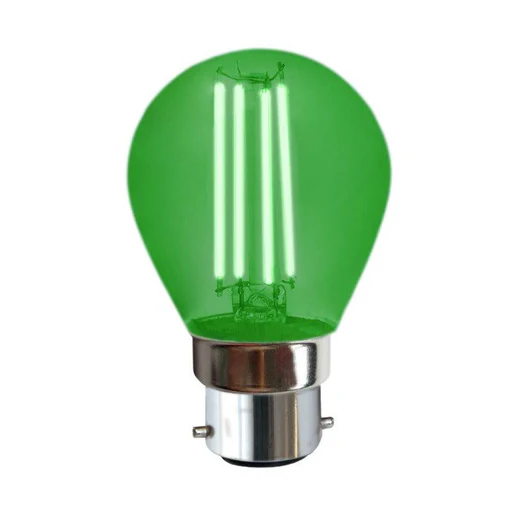 Golf Filament LED 4W B22(Pin) Green Bulb