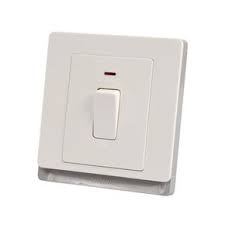 Ivory Double Pole Switch - 45Amps