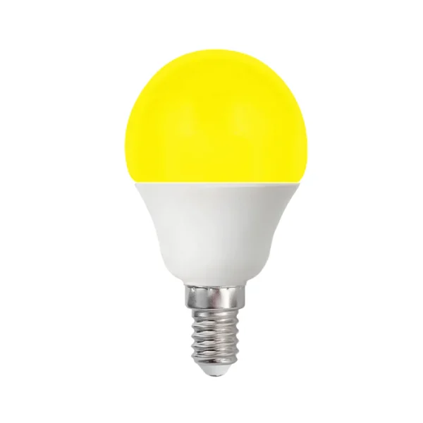 Bulb LED 2W Yellow E14 (Small Screw)