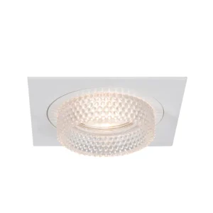 Crystal Composite White LED Recessed Ceiling Spot Lamp