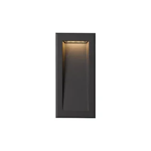Black LED Wall Light