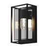 Black Aluminium Outdoor Wall Light