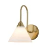 Cone-Shaped Frosted Glass Wall Lamp
