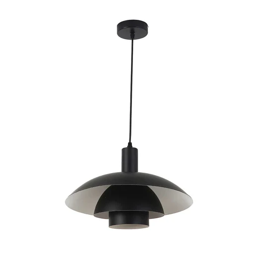 Modern Scandinavian Black Dome Pendant Light