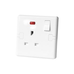 13A Single Socket with Switch & Neon Indicator