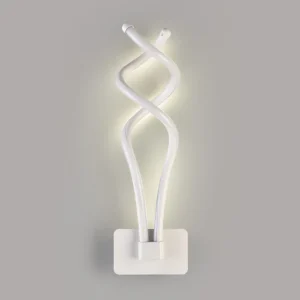 Decorative Modern Curved LED Wall Warm White Light