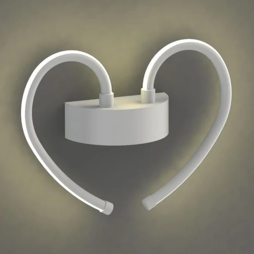 Heart Shape LED Wall Light
