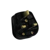 13A 3-Pin Plug Top â€“ Black