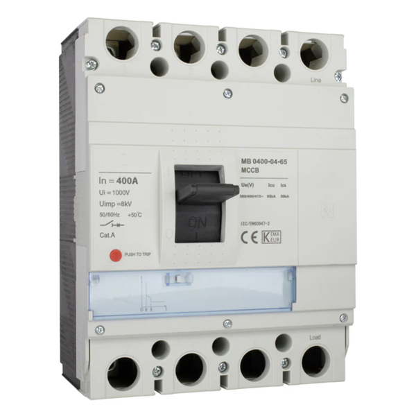 MCCB Breaker SGM6 400A 4P 65KA 400M