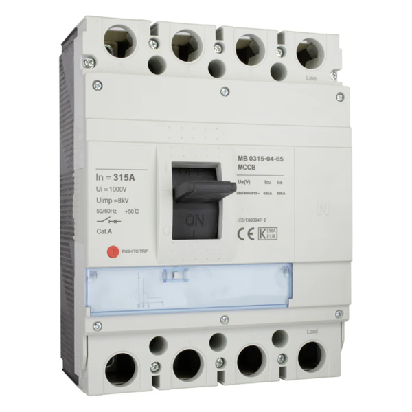MCCB Breaker SGM6 315A 4P 65KA 400M