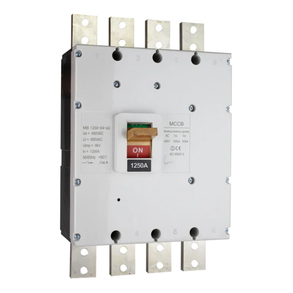 MCCB Breaker SGM6 1250A 4P 65KA 1250M