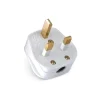 13A 3-Pin UK Plug Top â€“ White
