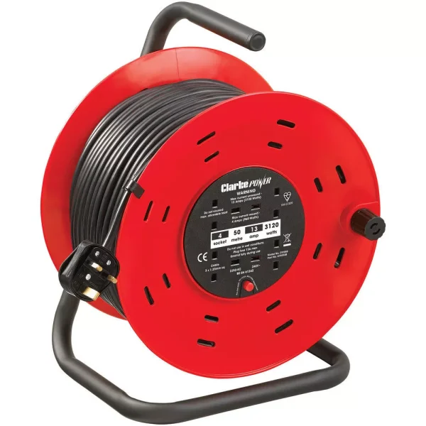 Electric cable reels 2.5mm 3 core 50 meters SP
