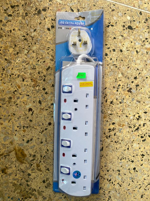 Extension cable 4 way 3meters